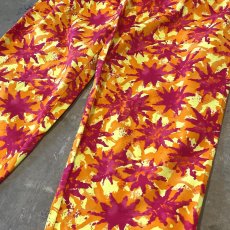 画像6: ALL OVER PATTERN STRAIGHT COTTON PANTS / ~W34 (6)