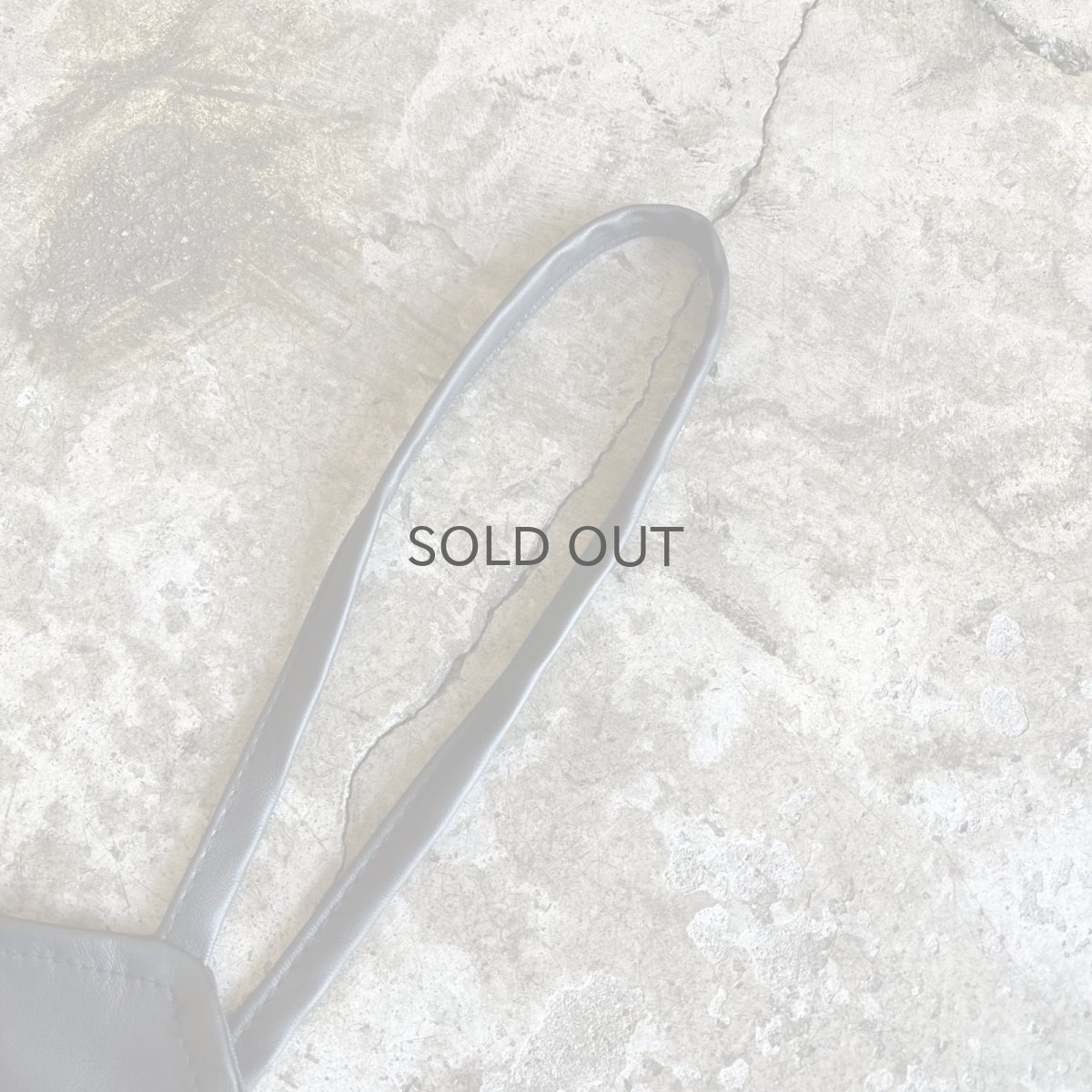 画像8: BLACK COLOR FAUX LEATHER DESIGN BUSTIER / Ladies M (8)