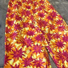 画像5: ALL OVER PATTERN STRAIGHT COTTON PANTS / ~W34 (5)