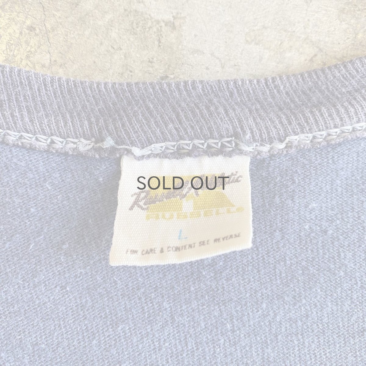 画像11: 70's~80's【RUSSELL ATHLETIC】FRONT COLOR LOGO PRINTED DESIGN S/S TEE / Ladies L(M) / MADE IN USA (11)