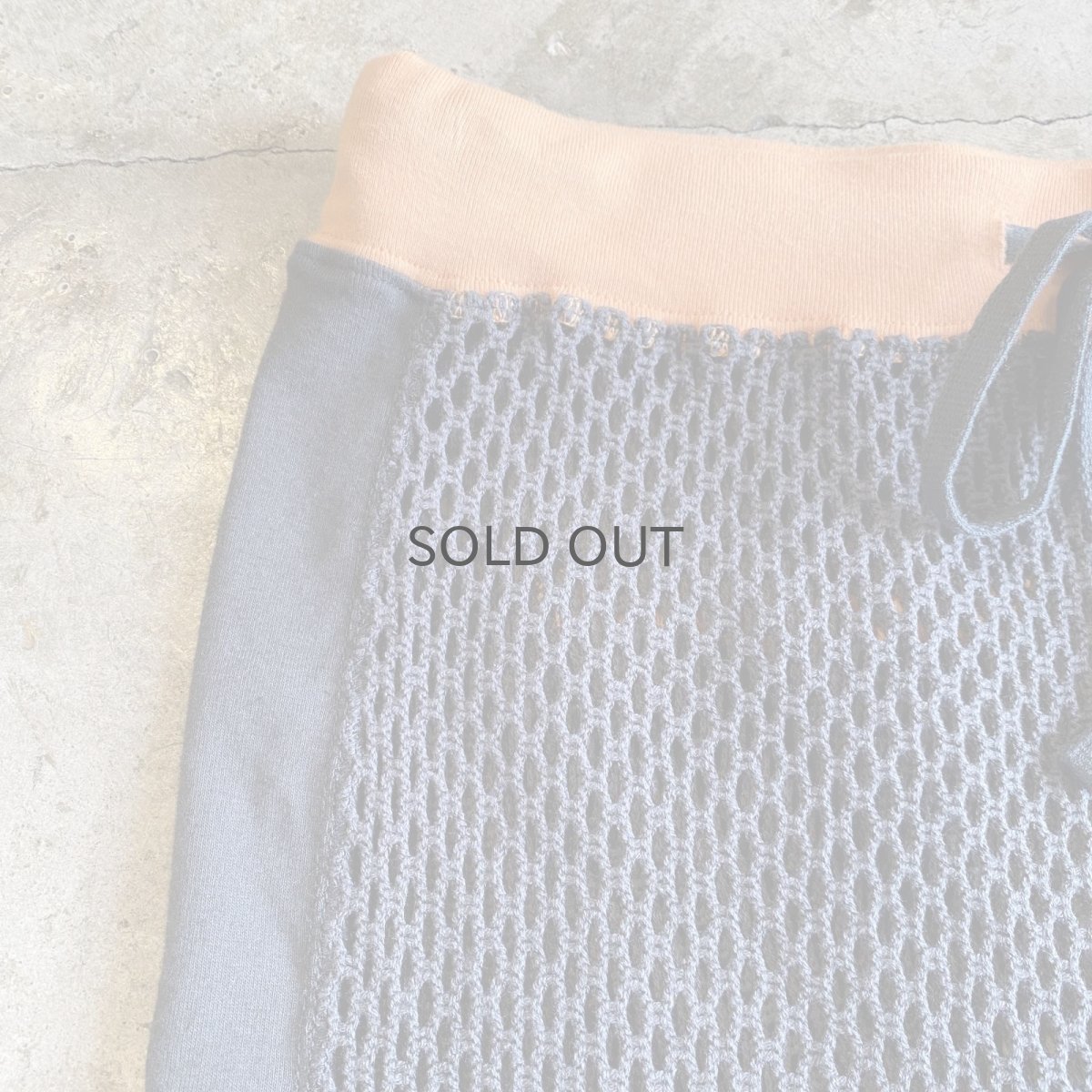 画像5: SIDE LINE POINT COLOR MESH SKIRT / FREE~W36 (5)