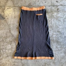 画像2: SIDE LINE POINT COLOR MESH SKIRT / FREE~W36 (2)