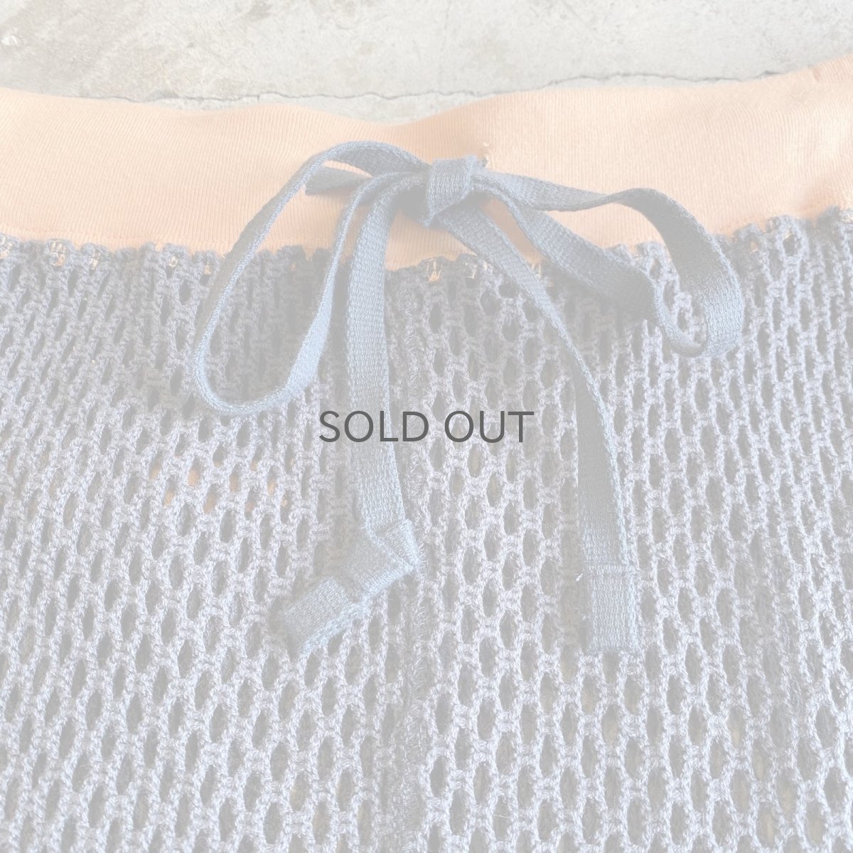 画像4: SIDE LINE POINT COLOR MESH SKIRT / FREE~W36 (4)