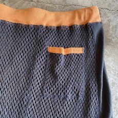 画像9: SIDE LINE POINT COLOR MESH SKIRT / FREE~W36 (9)