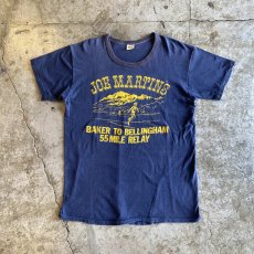 画像1: 70's~80's【RUSSELL ATHLETIC】FRONT COLOR LOGO PRINTED DESIGN S/S TEE / Ladies L(M) / MADE IN USA (1)