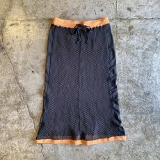 画像1: SIDE LINE POINT COLOR MESH SKIRT / FREE~W36 (1)