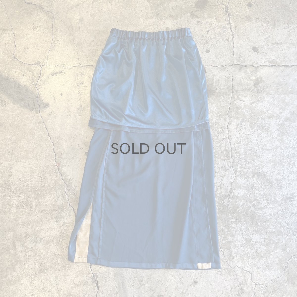 画像3: SIDE LINE POINT SLIT DESIGN COLOR SKIRT / W24~W29 (3)