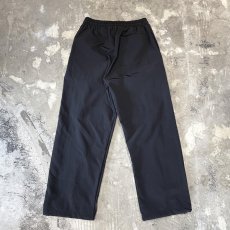 画像2: 【WONDERGROUND】WAVE NOTCH PATTERN NYLON PANTS / BLACK / OS (2)