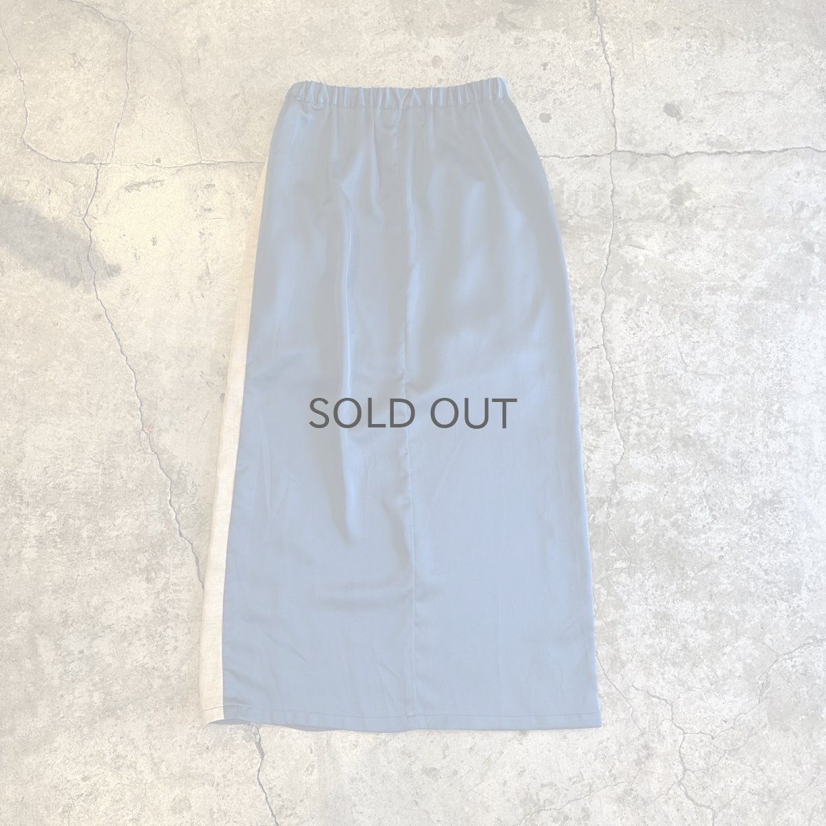 画像2: SIDE LINE POINT SLIT DESIGN COLOR SKIRT / W24~W29 (2)