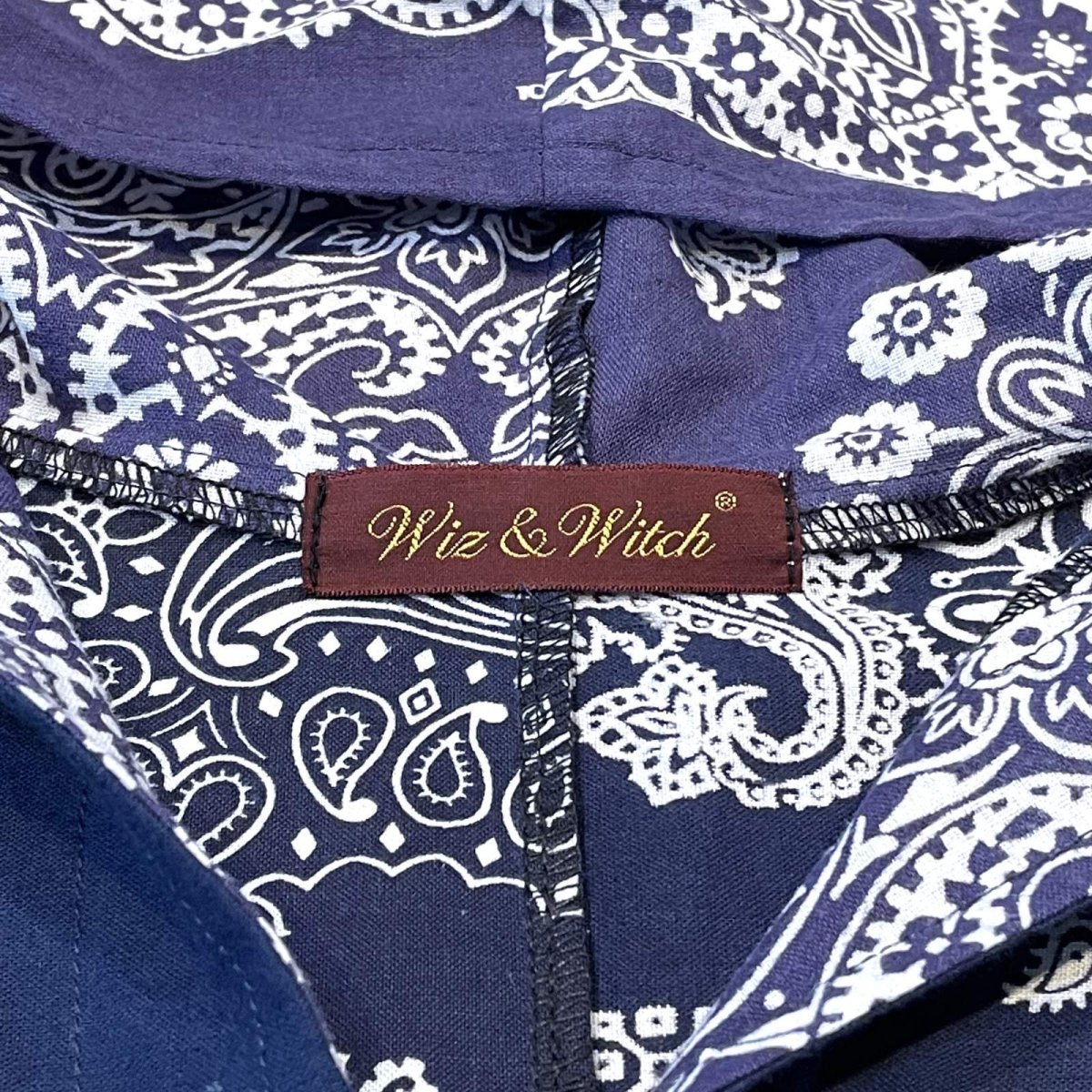 画像10: 【Wiz&Witch】"UNITED" PATCHWORK BANDANA S/S TOPS / NAVY / OS (10)