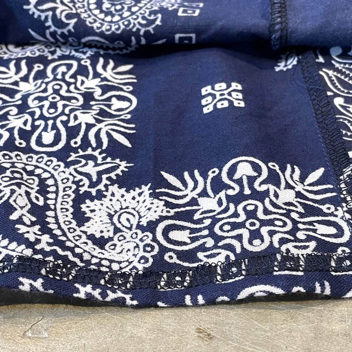 画像8: 【Wiz&Witch】"UNITED" PATCHWORK BANDANA S/S TOPS / NAVY / OS (8)