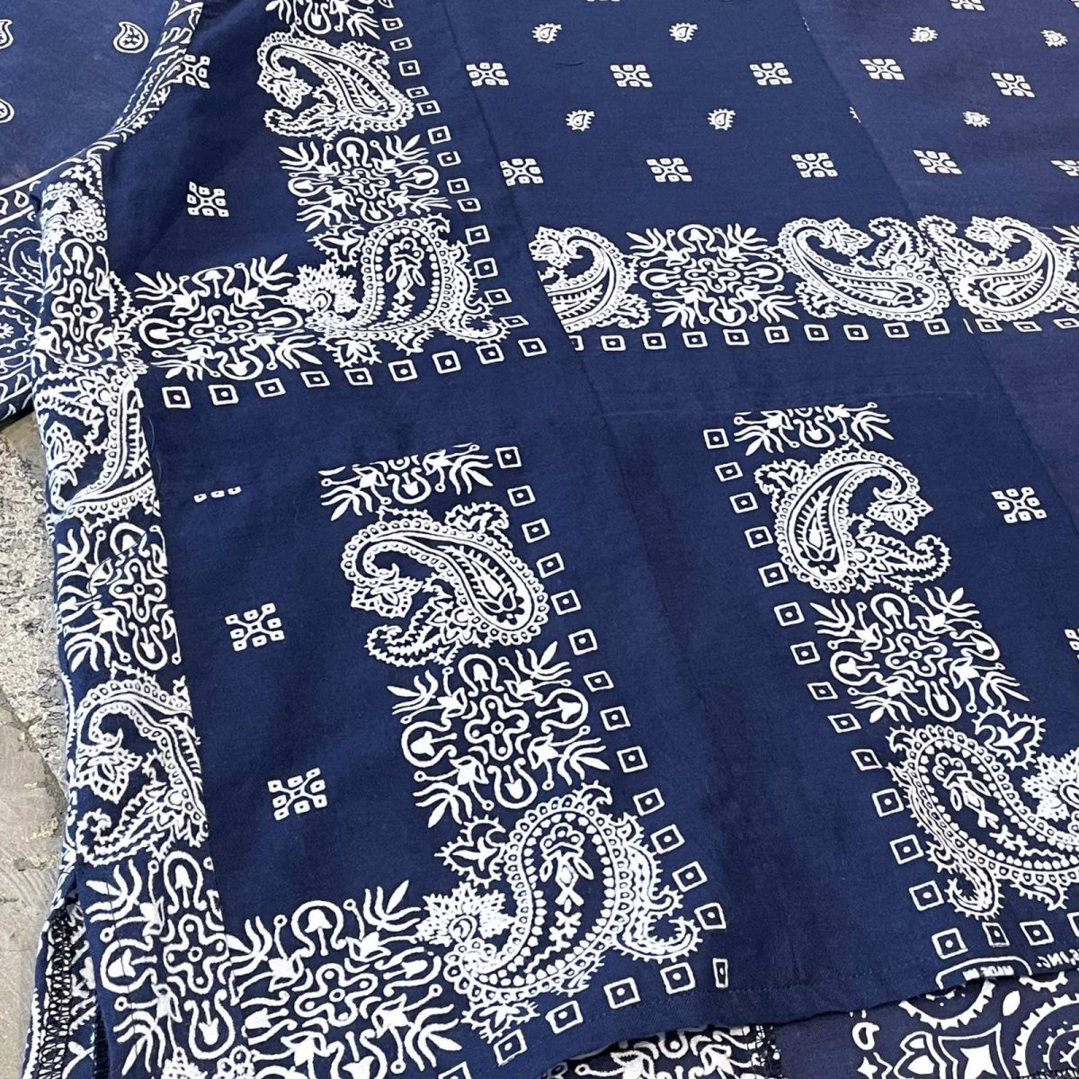 画像5: 【Wiz&Witch】"UNITED" PATCHWORK BANDANA S/S TOPS / NAVY / OS (5)