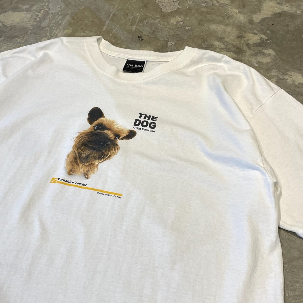 画像4: "THE DOG" YORKSHIRE TERRLER PRINTED S/S TEE / Mens XL (4)