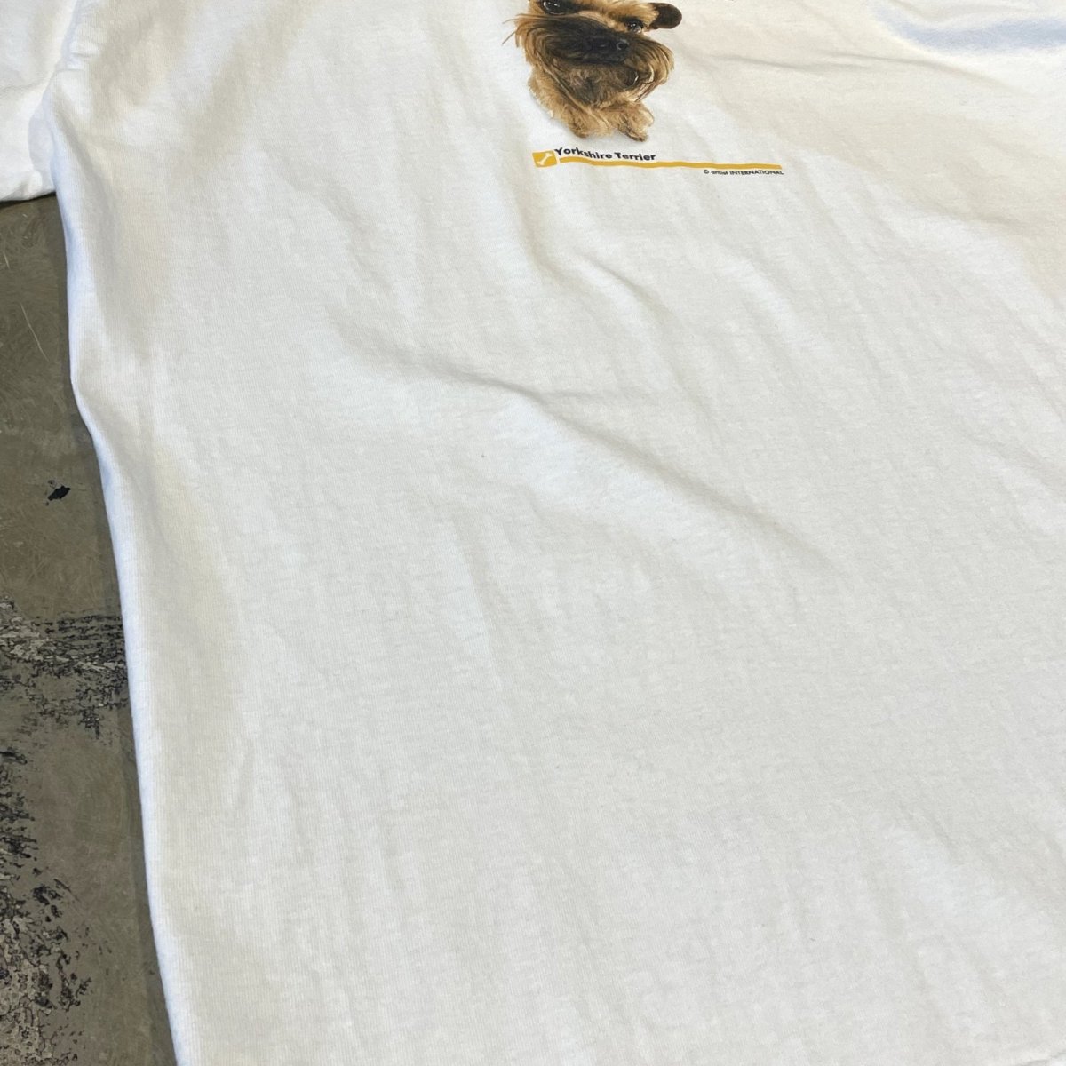 画像5: "THE DOG" YORKSHIRE TERRLER PRINTED S/S TEE / Mens XL (5)