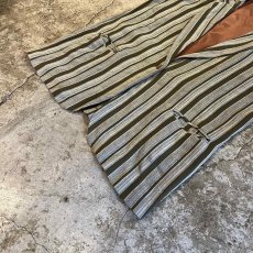 画像4: ALL OVER STRIPE PATTERN OVER DESIGN VEST / Ladies L (4)