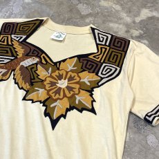 画像4: OLD ART GRAPHIC PATCHED S/S TEE / Mens XL / MADE IN PANAMA (4)