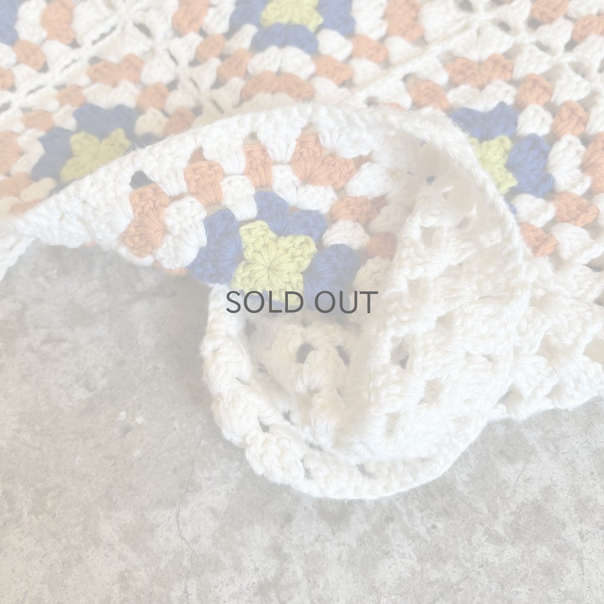 画像5: 2 WAY BACK RIBOON DESIGN CROCHET VEST / Ladies M (5)