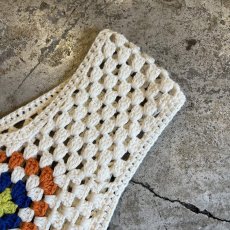 画像7: 2 WAY BACK RIBOON DESIGN CROCHET VEST / Ladies M (7)