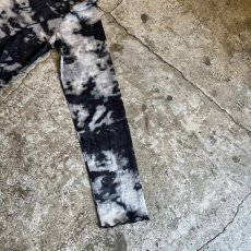 画像7: MONOCHROME TIE DYE PATTERN SHORT DESIGN TULLE SHEER L/S TOPS / Ladies M (7)