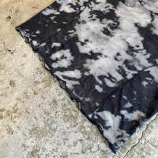 画像4: MONOCHROME TIE DYE PATTERN SHORT DESIGN TULLE SHEER L/S TOPS / Ladies M (4)