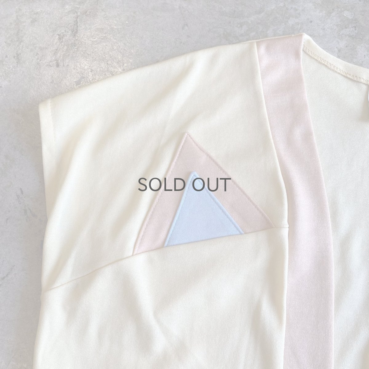 画像4: OLD TRIANGLE PATTERN COLOR SHORT DESIGN CARDIGAN / Ladies M (4)