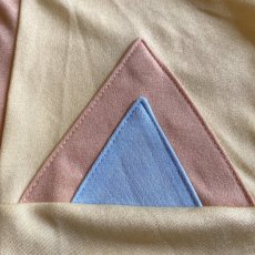 画像5: OLD TRIANGLE PATTERN COLOR SHORT DESIGN CARDIGAN / Ladies M (5)