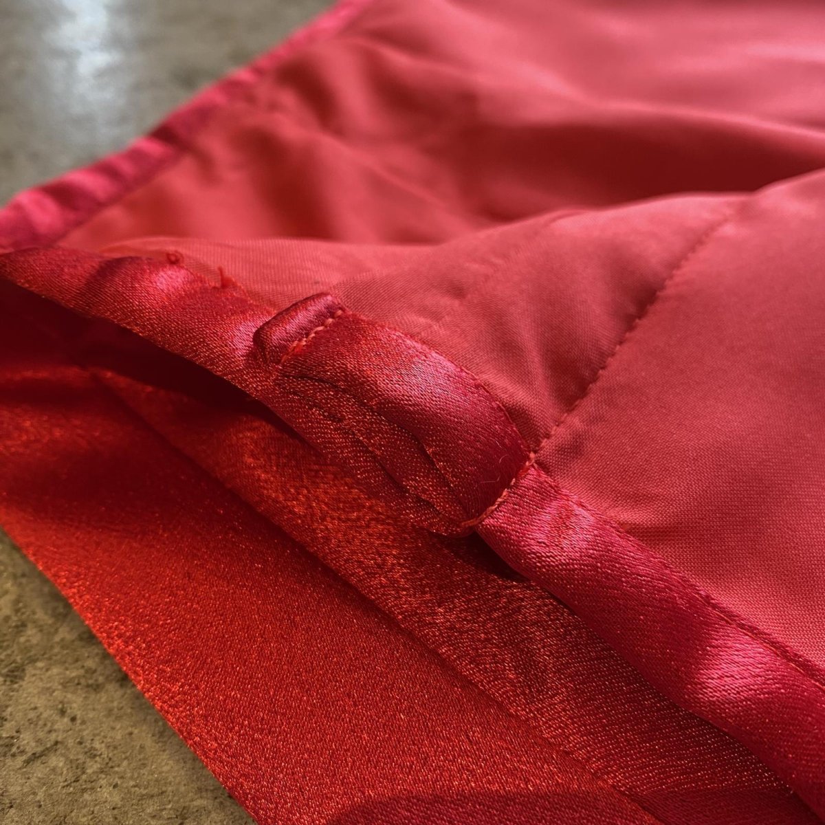 画像10: RED LUSTER COLOR LONG SKIRT / W27 (10)