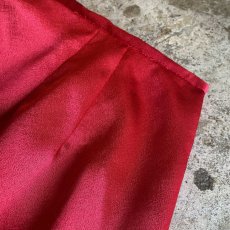 画像6: RED LUSTER COLOR LONG SKIRT / W27 (6)