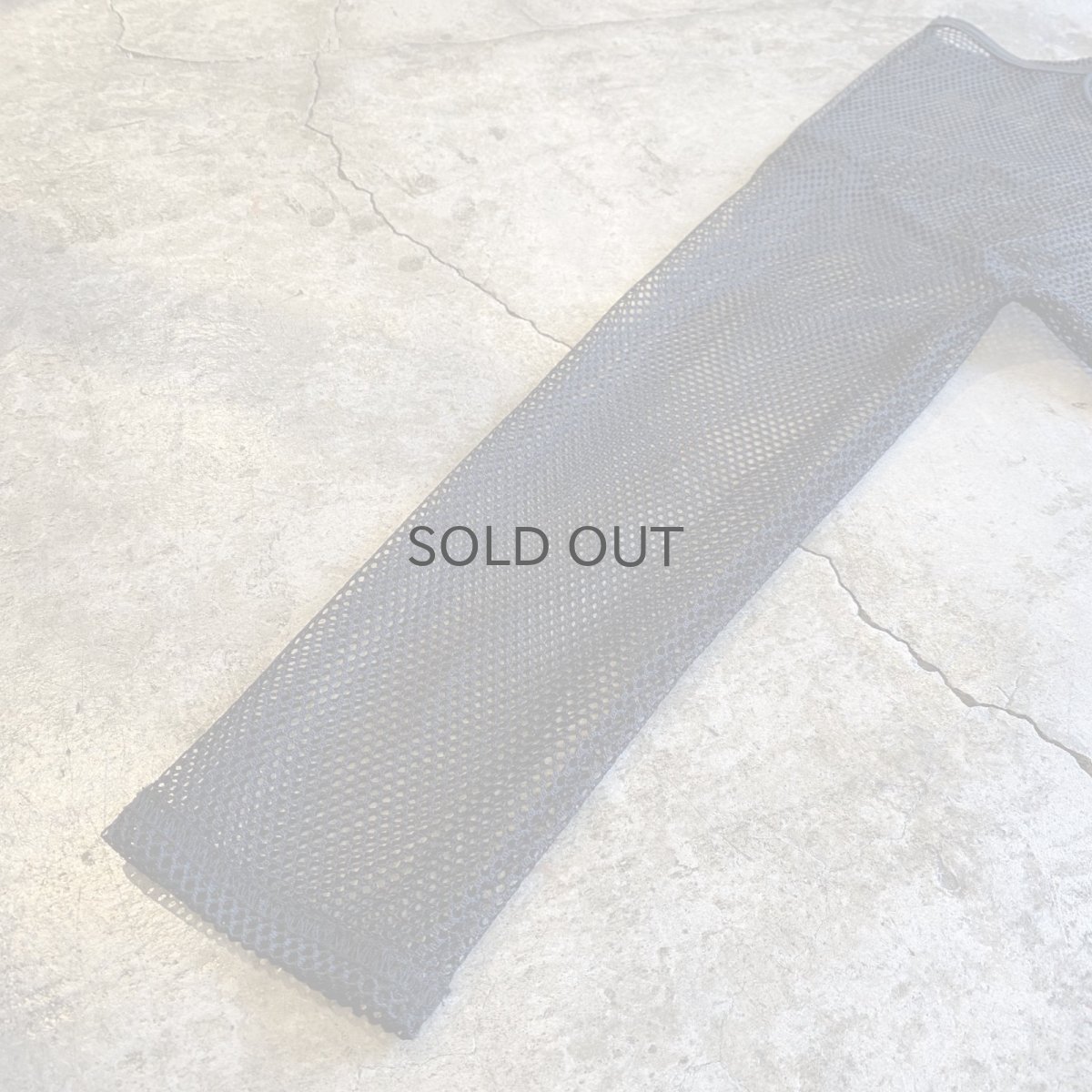 画像6: RIBBON DESIGN BLACK MESH SHORT L/S CARDIGAN  / Ladies M (6)