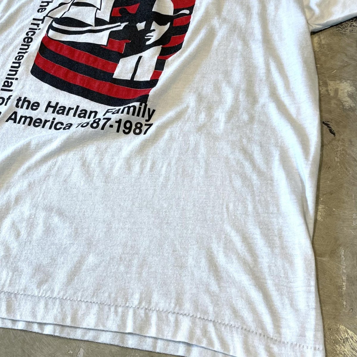 画像6: 90's BOTH SIDE TOOLS GRAPHIC PRINTED S/S TEE / Mens L / MADE IN USA (6)