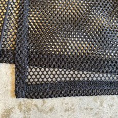 画像9: RIBBON DESIGN BLACK MESH SHORT L/S CARDIGAN  / Ladies M (9)