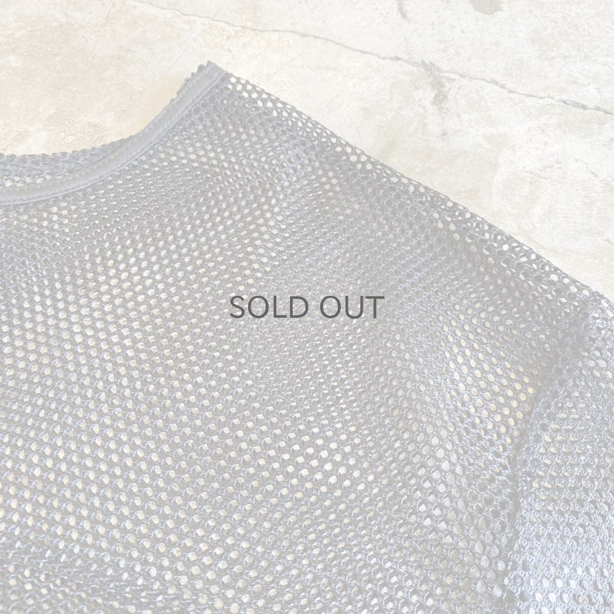 画像10: RIBBON DESIGN BLACK MESH SHORT L/S CARDIGAN  / Ladies M (10)