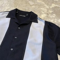 画像4: COLOR SWITCHED OPEN COLLAR S/S SHIRT / Mens M(L) (4)