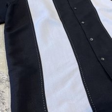 画像5: COLOR SWITCHED OPEN COLLAR S/S SHIRT / Mens M(L) (5)