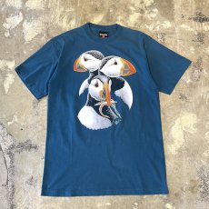 画像1: 90's FRONT BIRDS PRINTED S/S TEE / Mens M / MADE IN USA (1)