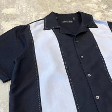 画像3: COLOR SWITCHED OPEN COLLAR S/S SHIRT / Mens M(L) (3)