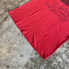 画像4: 80's FRONT PRINTED DESIGN COLOR S/S TEE / Ladies L / MADE IN USA (4)