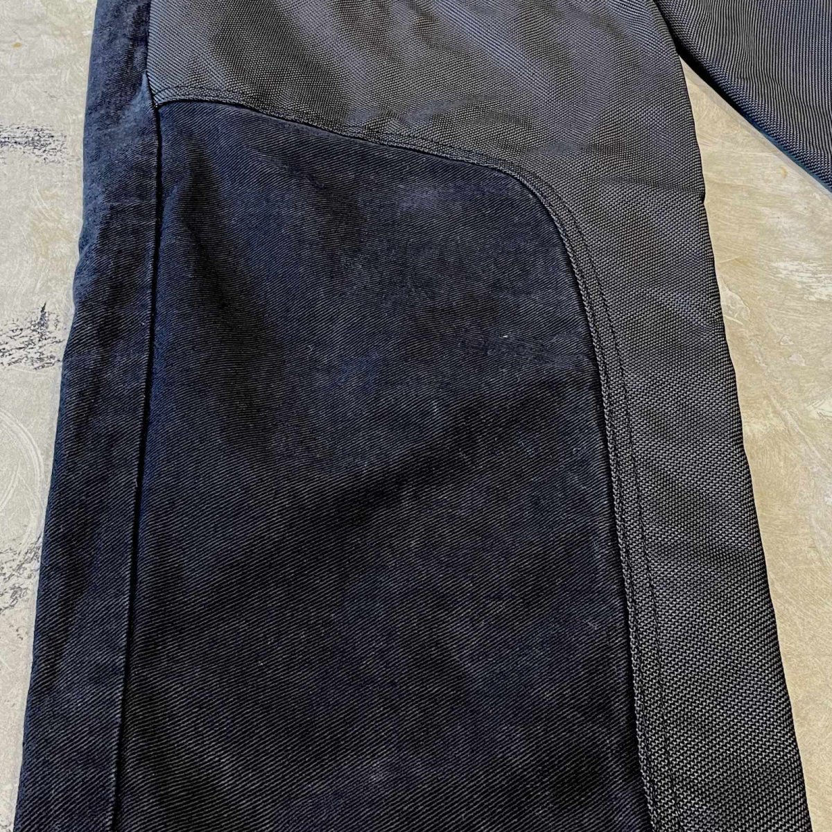 画像7: 90's "LBZ" MATERIAL SWITCHED MOTORCYCLE PANTS / W31 / MADE IN USA (7)