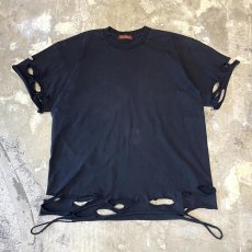 画像1: 【Wiz&Witch】"DIRTY BEAUTIFUL" DAMAGE ART TEE / BLACK / OS (1)