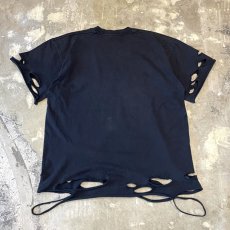 画像2: 【Wiz&Witch】"DIRTY BEAUTIFUL" DAMAGE ART TEE / BLACK / OS (2)