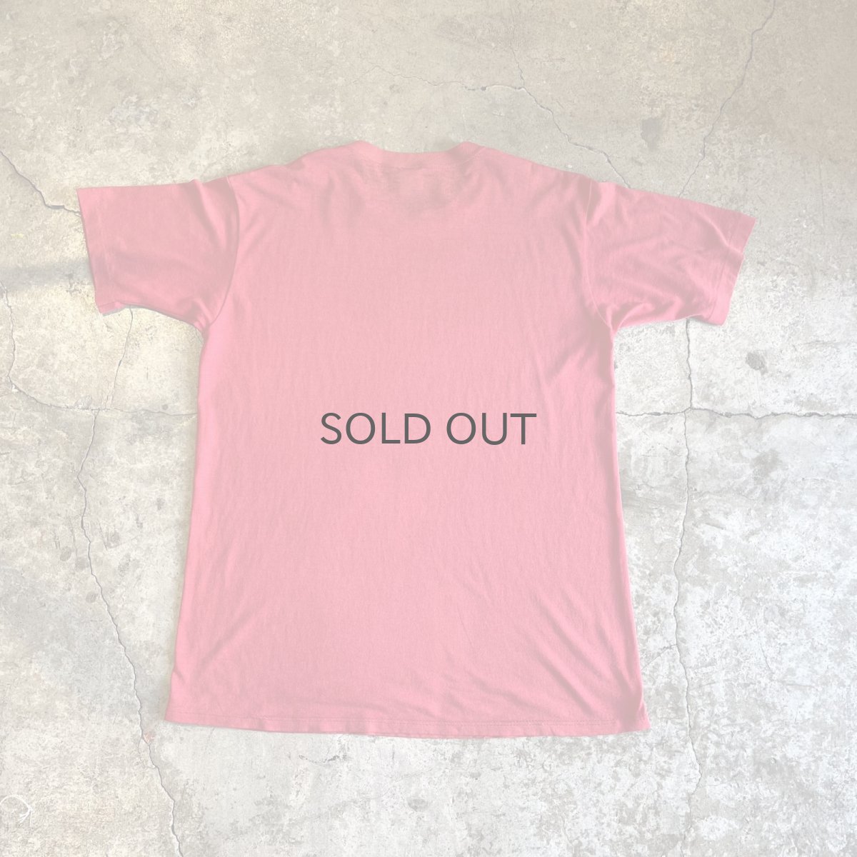 画像2: 80's FRONT PRINTED DESIGN COLOR S/S TEE / Ladies L / MADE IN USA (2)