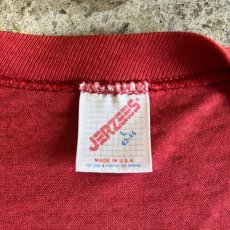 画像10: 80's FRONT PRINTED DESIGN COLOR S/S TEE / Ladies L / MADE IN USA (10)