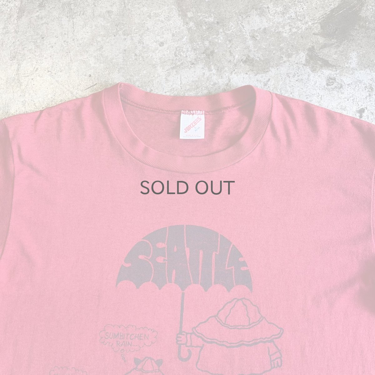 画像7: 80's FRONT PRINTED DESIGN COLOR S/S TEE / Ladies L / MADE IN USA (7)