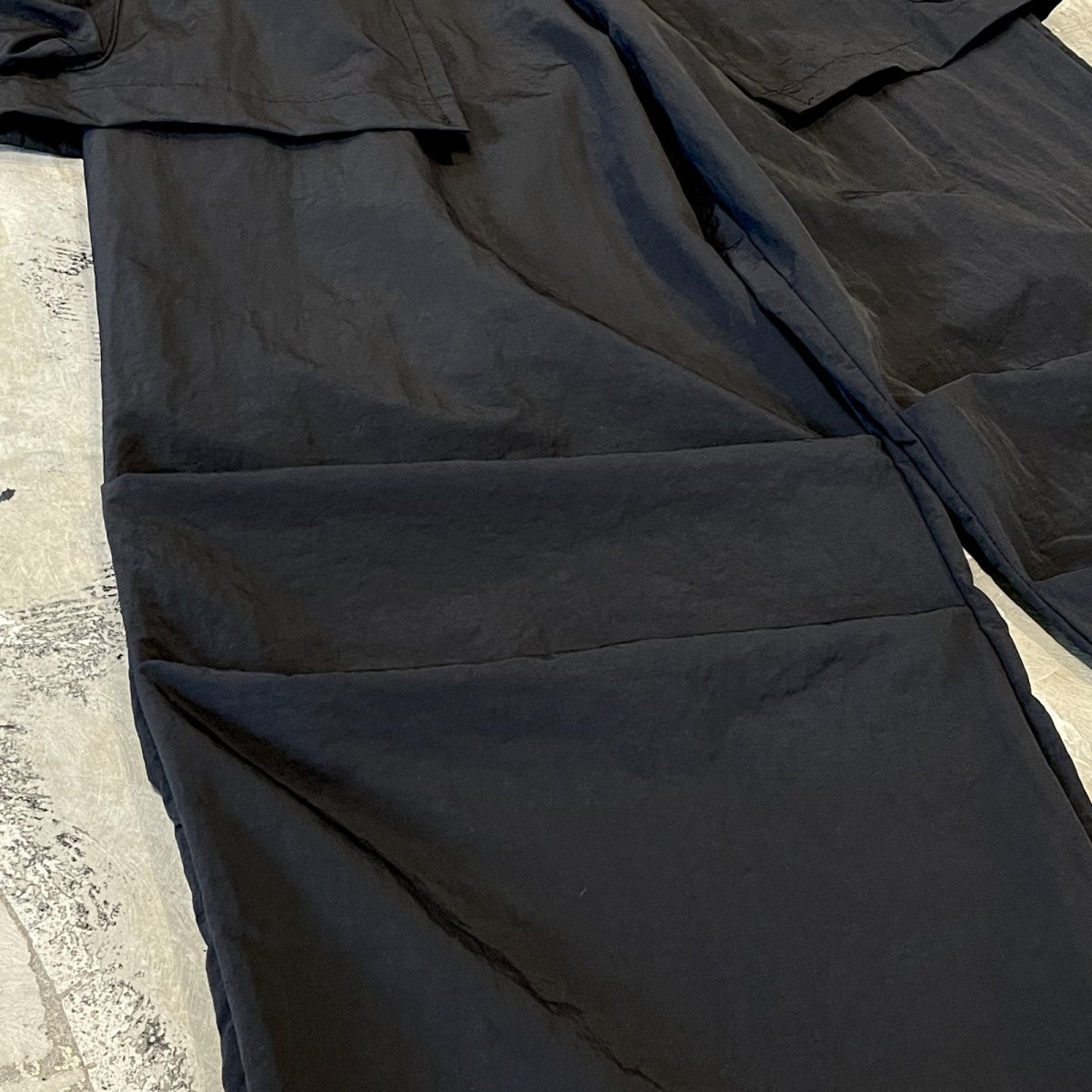 画像5: 【WONDERGROUND】LAYERED COLOR APRON PANTS / BLACK / OS (5)