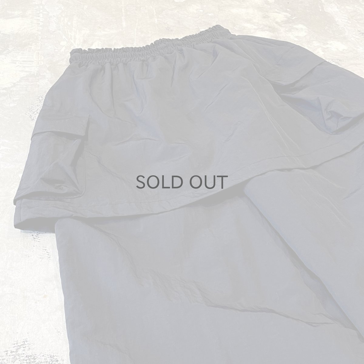 画像9: 【WONDERGROUND】LAYERED COLOR APRON PANTS / BLACK / OS (9)