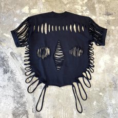 画像2: 【Wiz&Witch】"DIRTY BEAUTIFUL" BONE TEE / BLACK / OS (2)