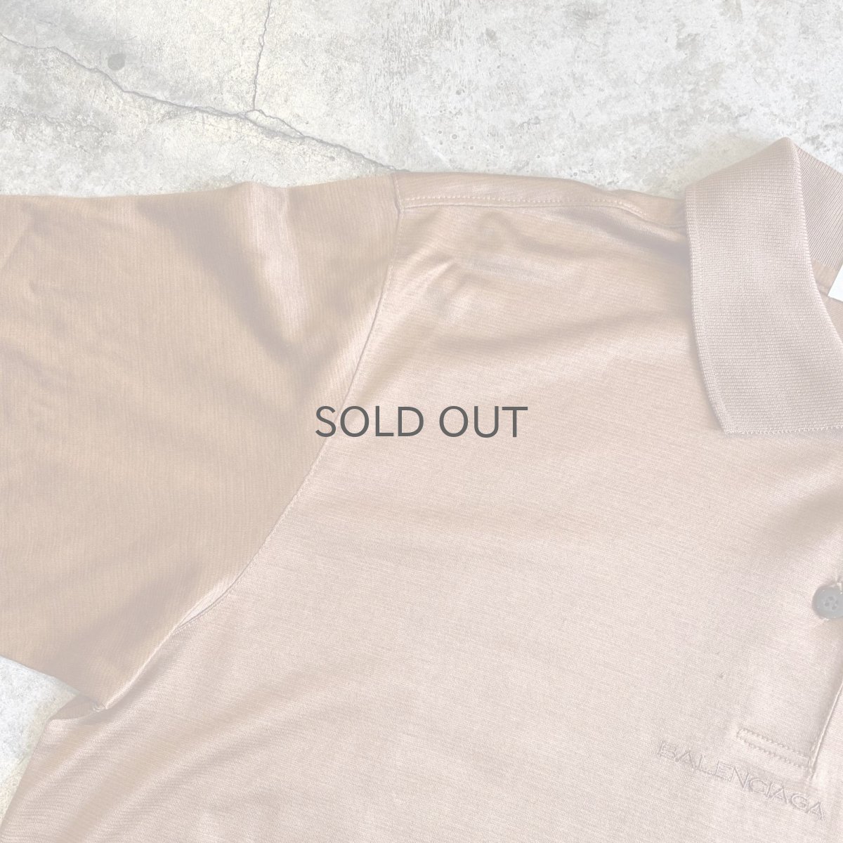 画像8: 【BALENCIAGA】 BROWN LUSTER COLOR LOGO EMBROIDERY DESIGN S/S POLO SHIRT / Ladies M (8)