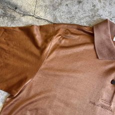 画像8: 【BALENCIAGA】 BROWN LUSTER COLOR LOGO EMBROIDERY DESIGN S/S POLO SHIRT / Ladies M (8)