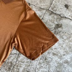 画像6: 【BALENCIAGA】 BROWN LUSTER COLOR LOGO EMBROIDERY DESIGN S/S POLO SHIRT / Ladies M (6)