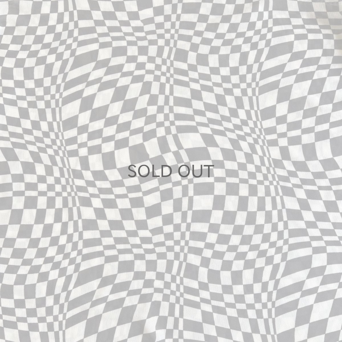 画像10: MONOCHROME CHECKER PATTERN TULLE S/S TOPS / Ladies M (10)